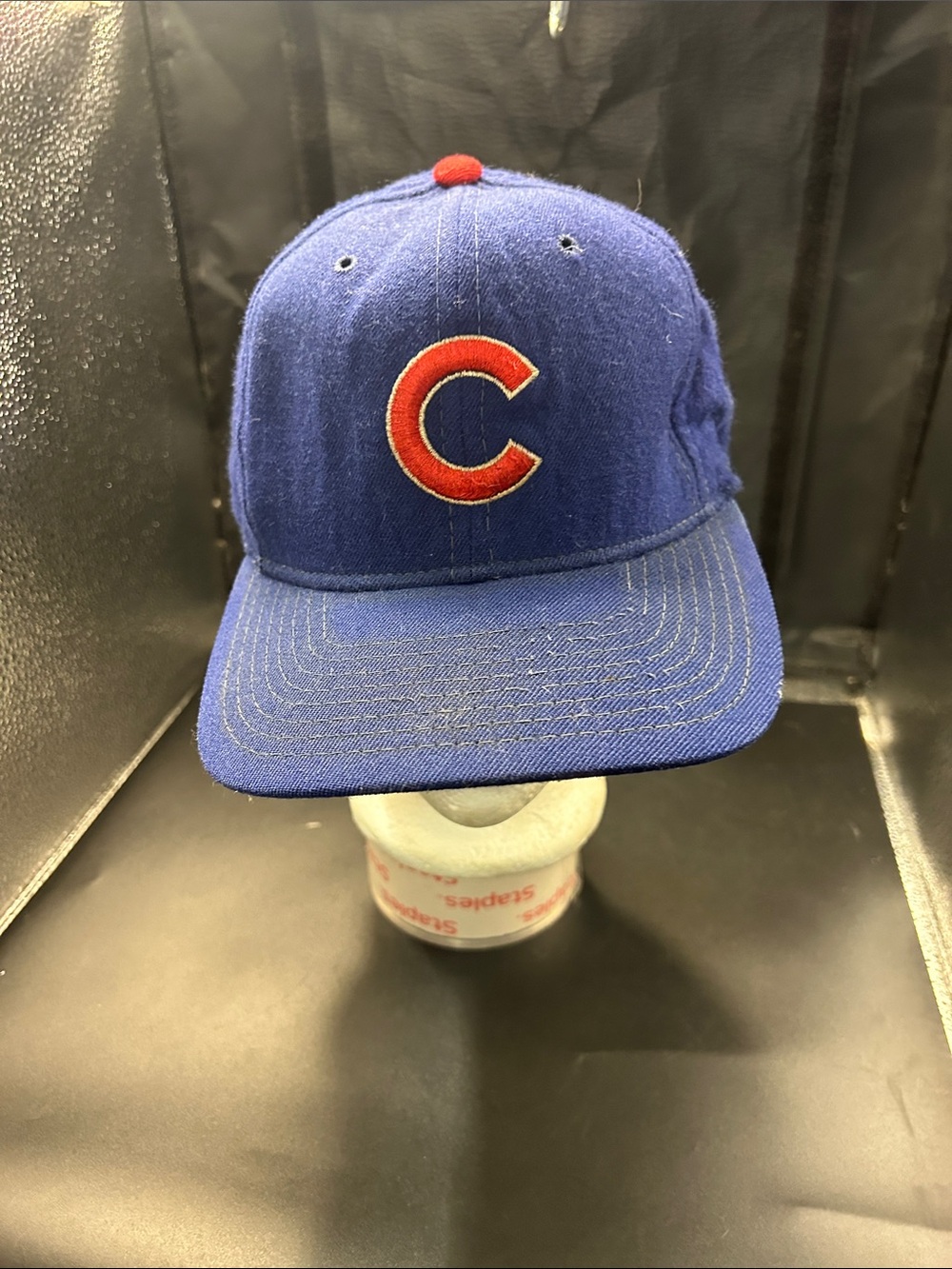 Vintage wool Chicago Cubs Blue Cap with Red C Logo